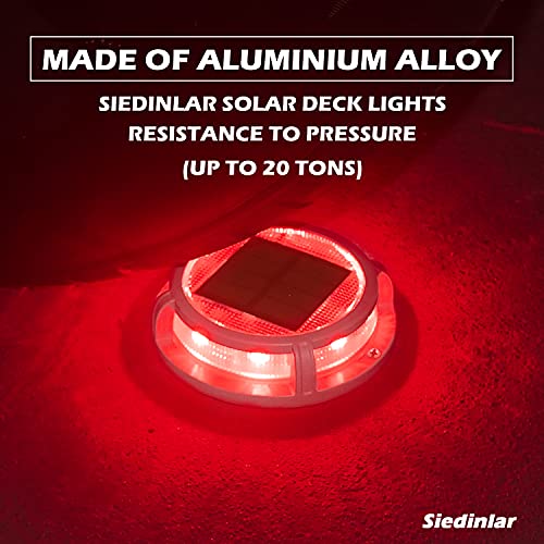 Solar Deck Lights Outdoor 2 Modes 16 LEDs