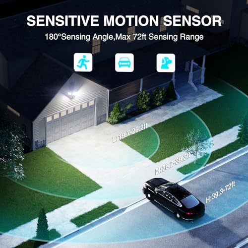 85W LED Security Lights Motion Sensor Light Outdoor