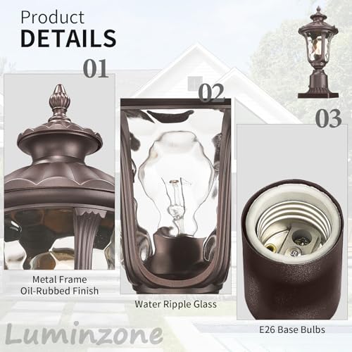 Outdoor Post Lights Fixtures Lamp Post Light