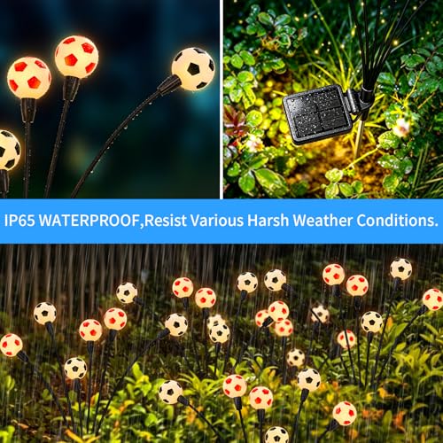 Solar Lights Outdoor Waterproof 8 Pack (6 Count)