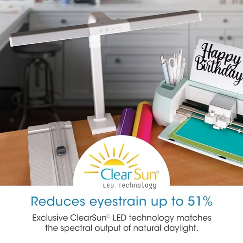 Extra Wide Area ClearSun LED Clamp Lamp