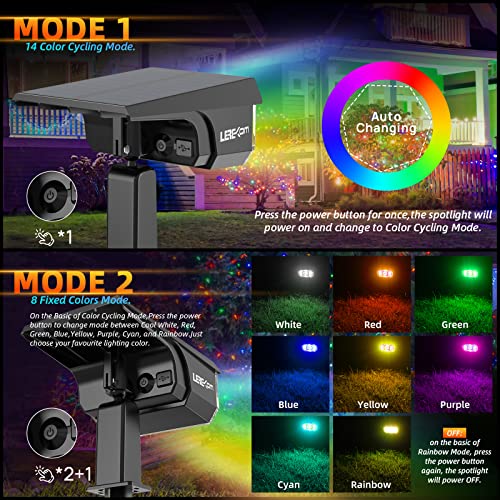 Solar Halloween Lights Outdoor Halloween Decorations Outdoor 2 Pack (2 Count)