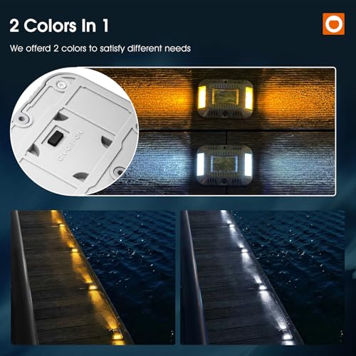 Solar Dock Lights Marine 24 Pack (24 Count)