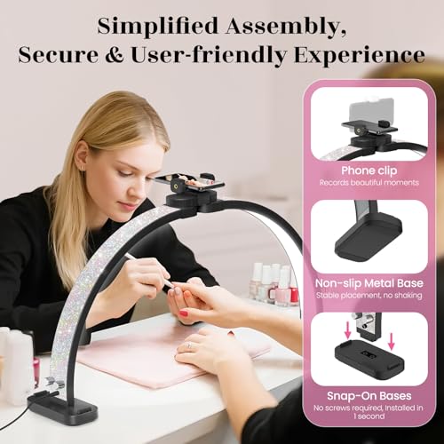 Half Moon Manicure Table Light