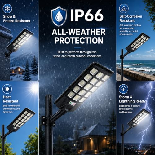 Solar Street Lights Outdoor with Motion Sensor