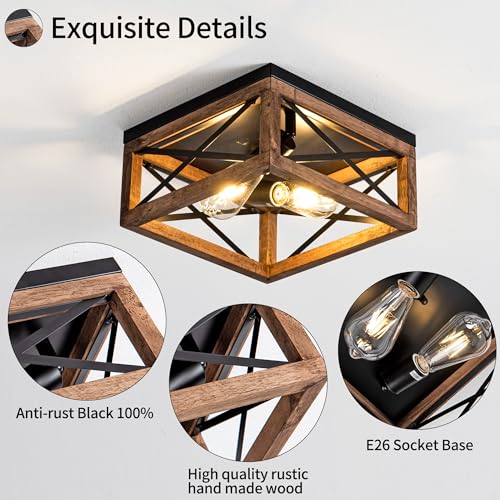Flush Mount Ceiling Light Fixture for Kitchen Hallway