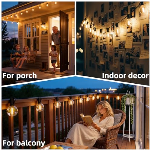 Outdoor String Lights 25 FT Waterproof (25 Foot)