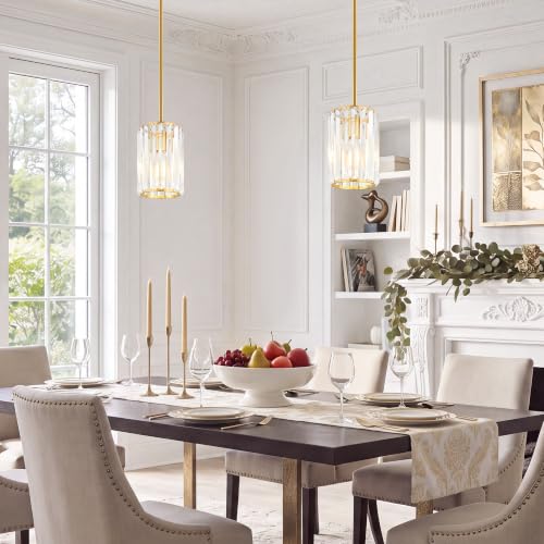 Gold Pendant Light (2 Count)