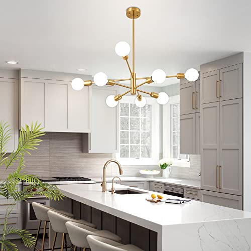 Chandeliers for Dining Room Gold 8