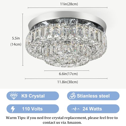 11.8" LED Chandelier 2