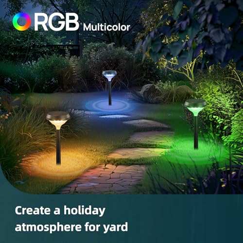 Solar Lights Outdoor 8 Pack (8 Count)
