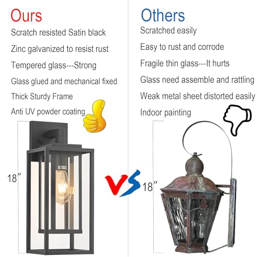 18" Double Cage Outdoor Wall Light (2 Count)