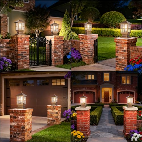 Modern Exterior Pillar Lights