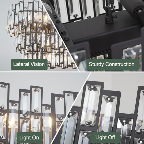 Crystal Chandelier Modern Farmhouse Chandeliers Rectangle