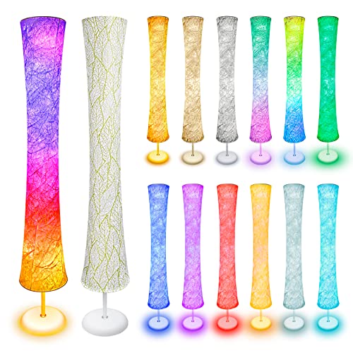 Floor Lamp 61'' Smart RGB LED Corner Lamp with Music Sync and 16 Million DIY Colors