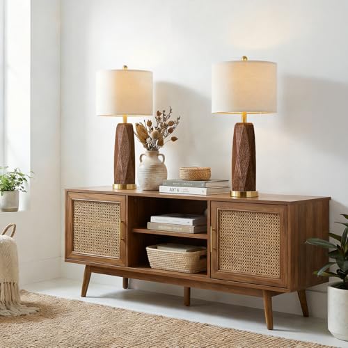 27.5" Table Lamps Set of 2 with USB (2 Count)