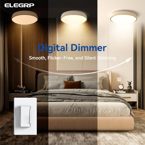 Dimmer Light Switch for 300W Dimmable LED (5 Count)