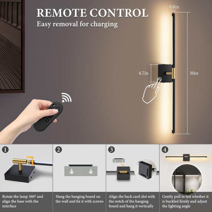 Battery Operated Wall Sconces Set of 2 (20 Count)
