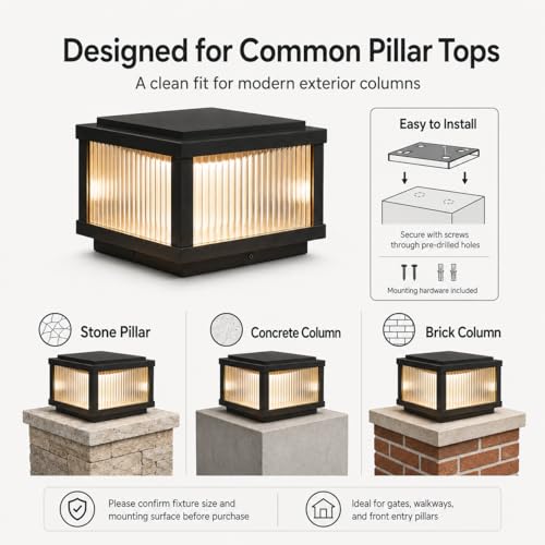 Outdoor Column Light 11.8 in