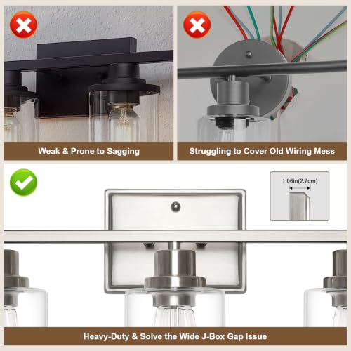 Modern Bathroom Light Fixtures Over Mirror