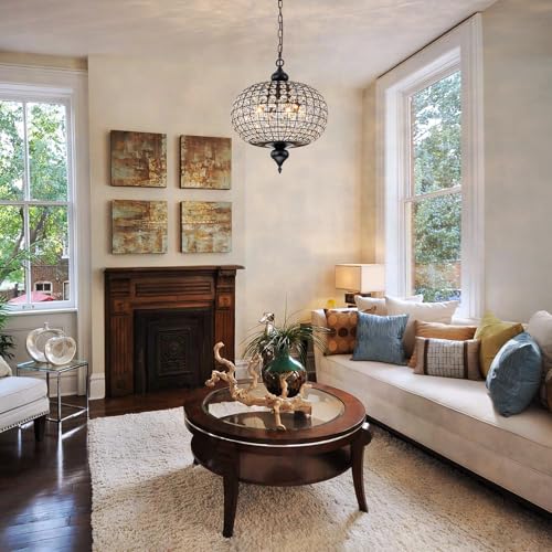 16.5" Crystal Chandelier