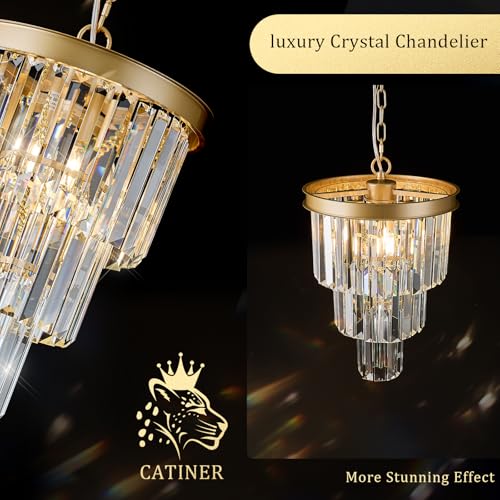 12" Modern Crystal Chandeliers