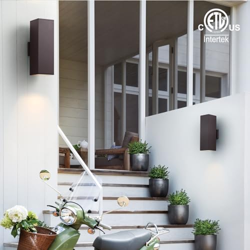 18" Modern Outdoor Porch Light (2 Count)