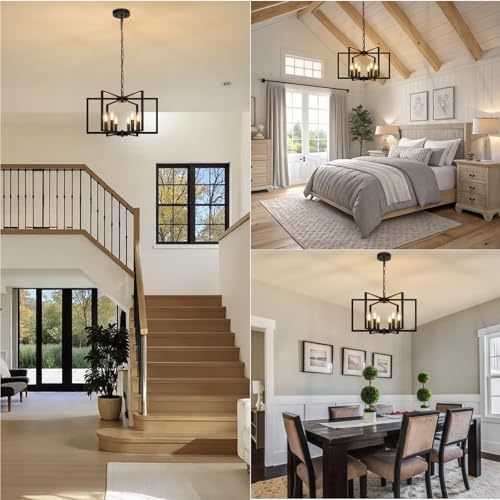 Black Farmhouse Chandelier
