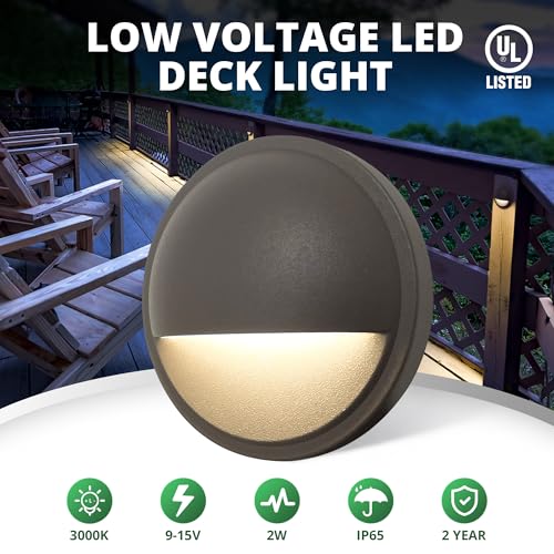 Low Voltage LED Deck Lights (6 Count)
