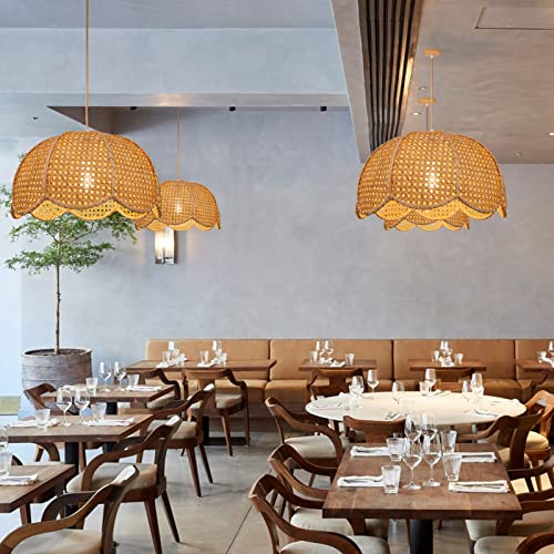 1 Light Rattan Woven Pendant Light