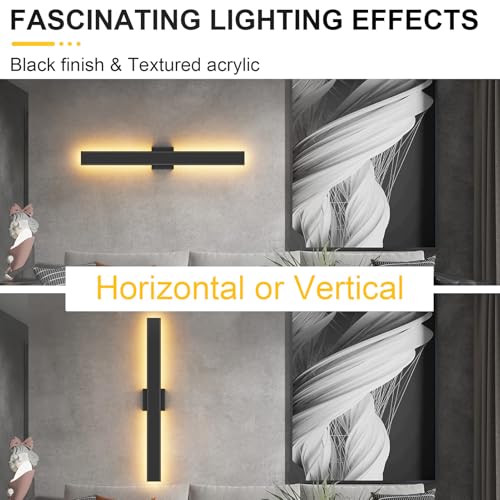 2 Packs LED Outdoor Wall Lights