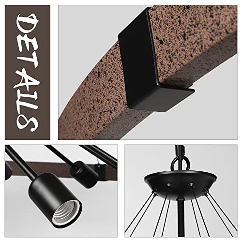 59'' Large Rustic Dining Room Light Fixture