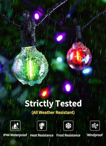Outdoor String Lights 58 Feet G40 LED Patio Lights (58 Foot)