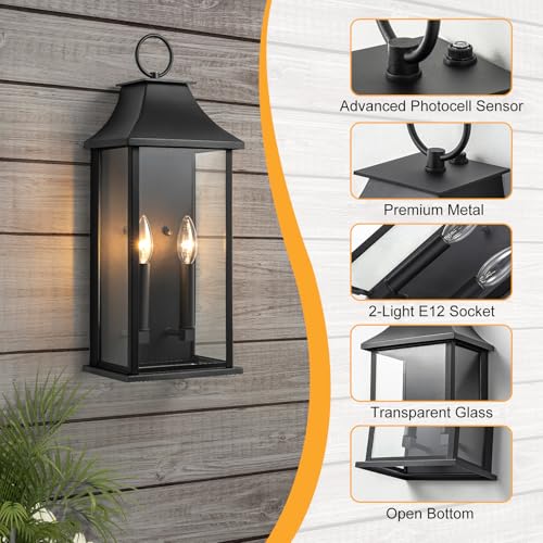 Dusk to Dawn Outdoor Wall Lights