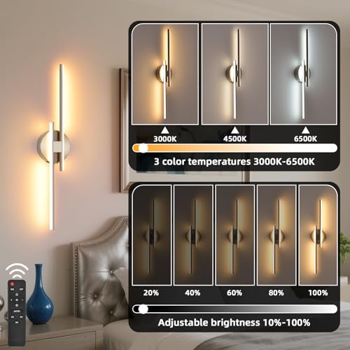 Battery Operated Wall Sconce Set of 2 (2 Count)