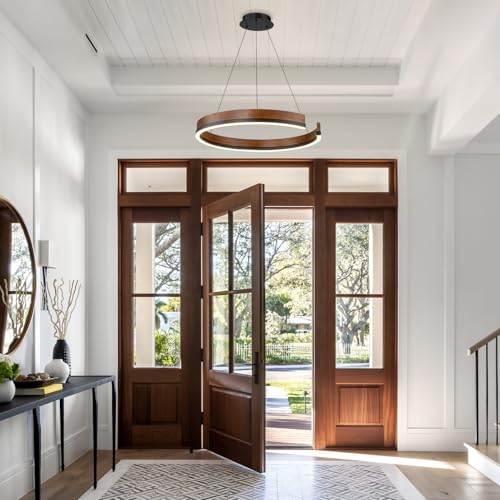 Modern Wood Chandelier