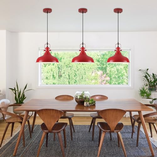 Red Farmhouse Pendant Lights