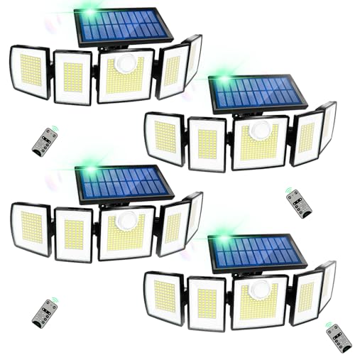 Outdoor Solar Light Motion Sensor Waterproof (4 Count)