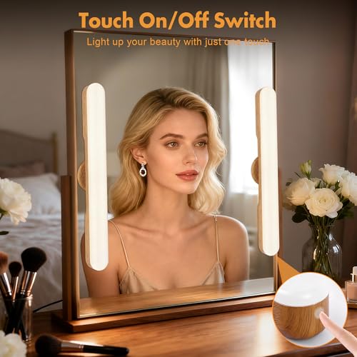 Set of 2 Wireless Vanity Makeup Lights for Mirror (2 Count)