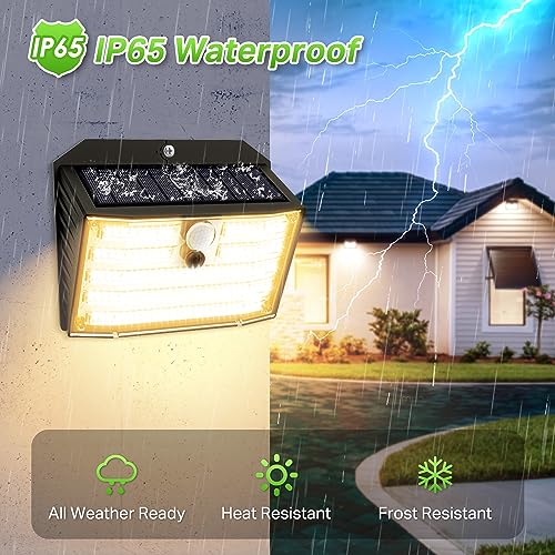 Solar Lights Outdoor [𝟒 𝐏𝐚𝐜𝐤 (4 Count)