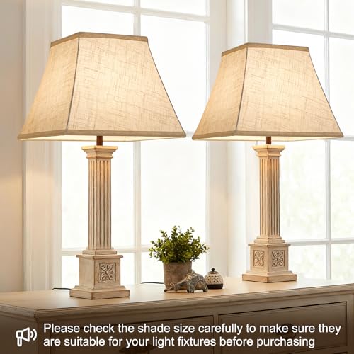 Square Bell Lamp Shades Set of 2 (2 Count)