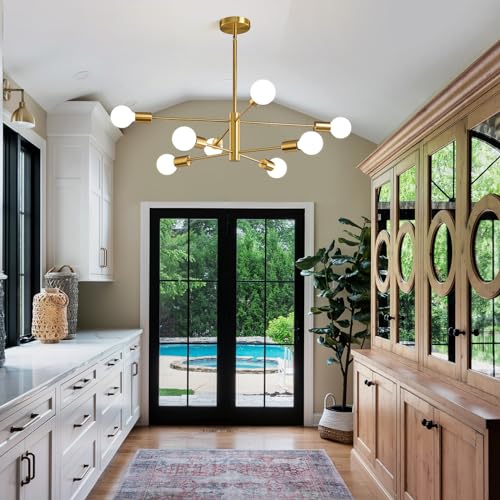 Modern Chandelier Sputnik Ceiling Light Fixture 8