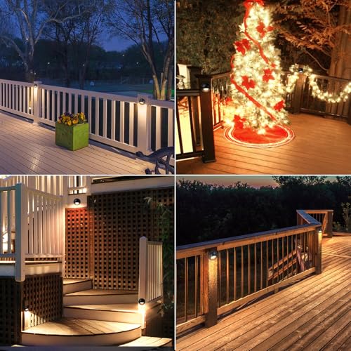 12 Pack 5CCT 3.74inch Low Voltage LED Deck Lights (12 Count)