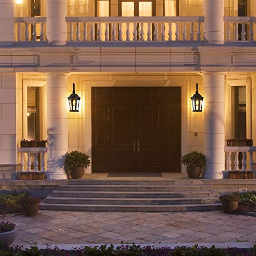 Black Outdoor Wall Lantern