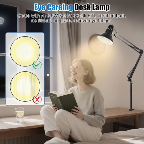 LED Clamp on Desk Lamp
