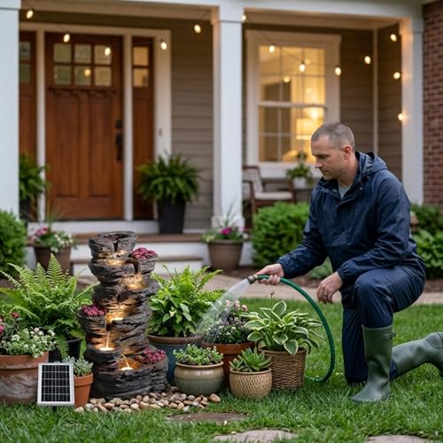 Solar Water Fountain Outdoor 6