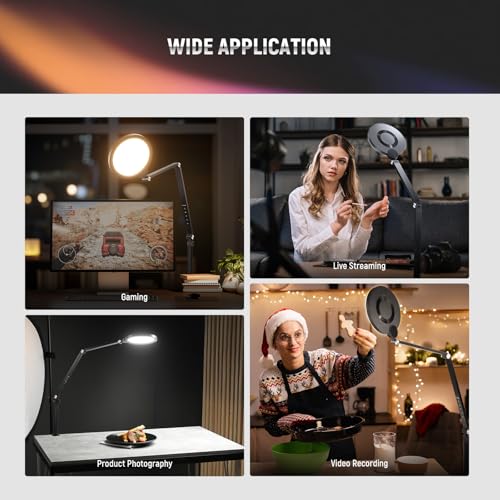 Basics 18W 7" Ring Light with Desk Stand (2 Count)
