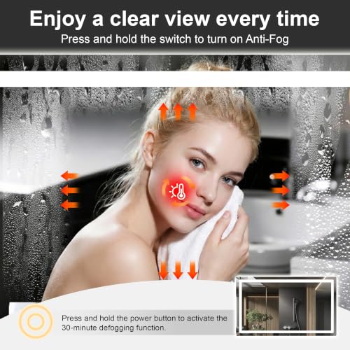 LED Bathroom Mirror with Lights
