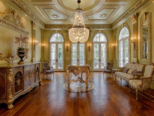 French Empire Crystal Chandelier for Foyer Entryway