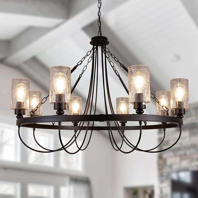 5 Pack Bubble Glass Glass Light Shade (5 Count)